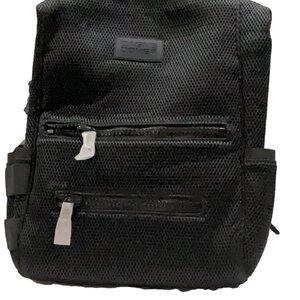 NEW DAGNE DOVER Black Mesh Backpack